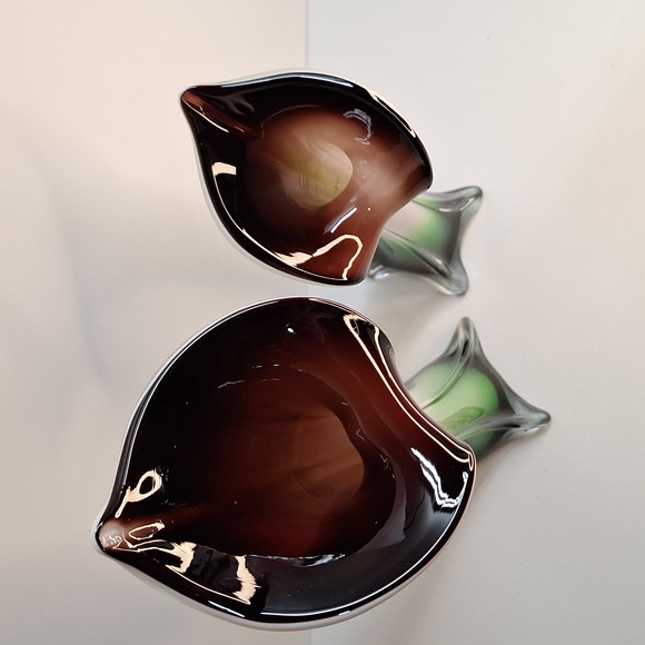 #ADF Pair of 2 Jack In the pulpit Blown glass vases - Picture 11 of 11